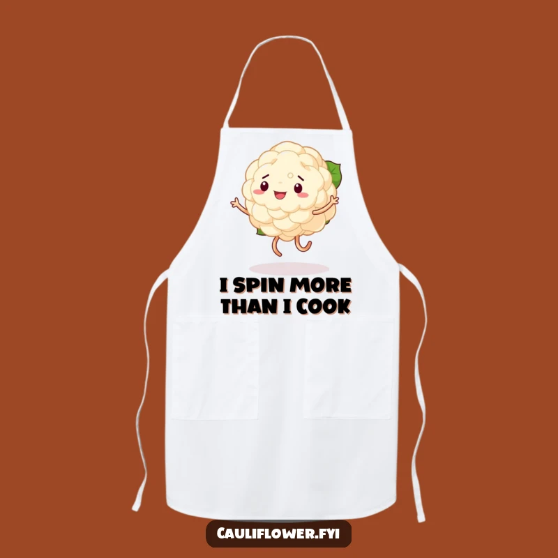 Funny Cauliflower Kitchen Dance Apron: Cook and Laugh with this Hilarious Veggie