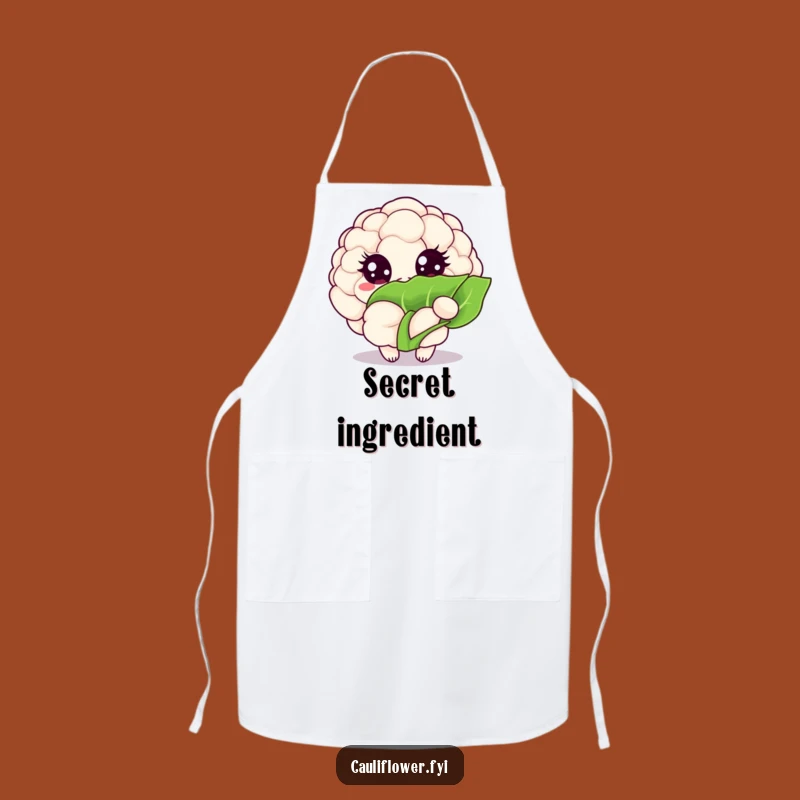 Funny Peekaboo Cauliflower Apron: Sparkling Veggie Chef's Gift