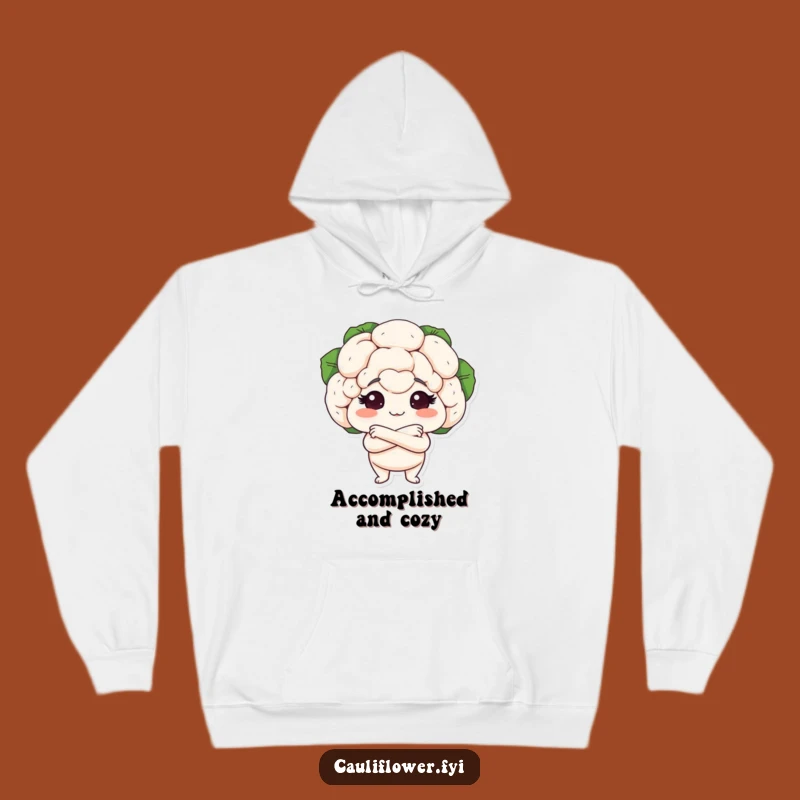 Funny Cauliflower Proud Hoodie - Cozy Confidence with Veggie Attitude