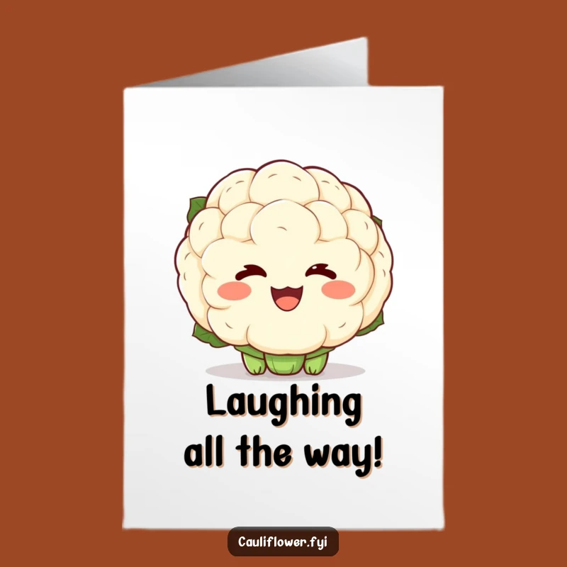 Free Printable Congrats Card: Laughing Cauliflower Downloadable Gift for Big Cheers!