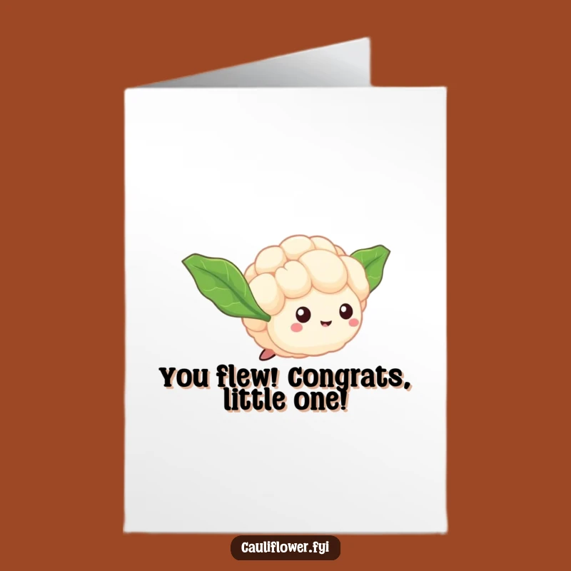 Free Printable Flying Floret Congrats Card - Funny Downloadable Achievement Gift