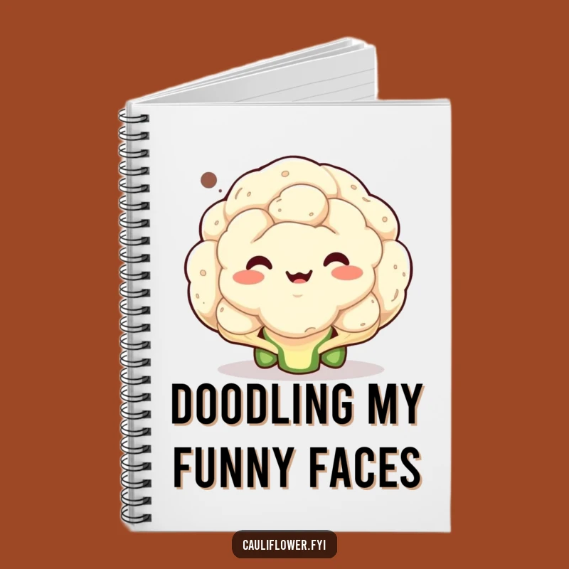 Funny Cauliflower Thoughts Notebook: Capture Ideas with this Hilarious Veggie Journal