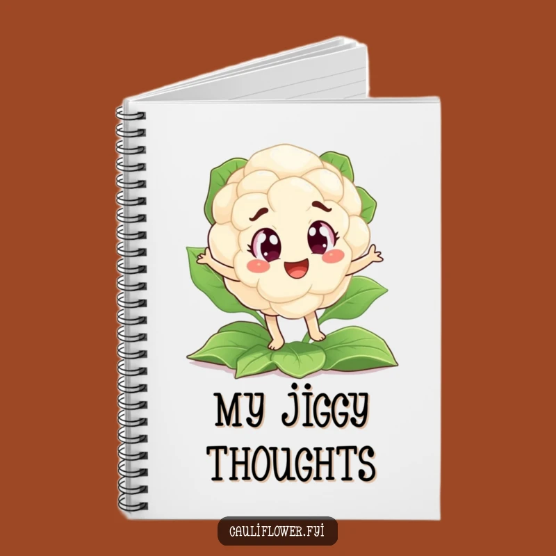 Funny Cauliflower Jig Notebook: Jot Down Laughs and Ideas