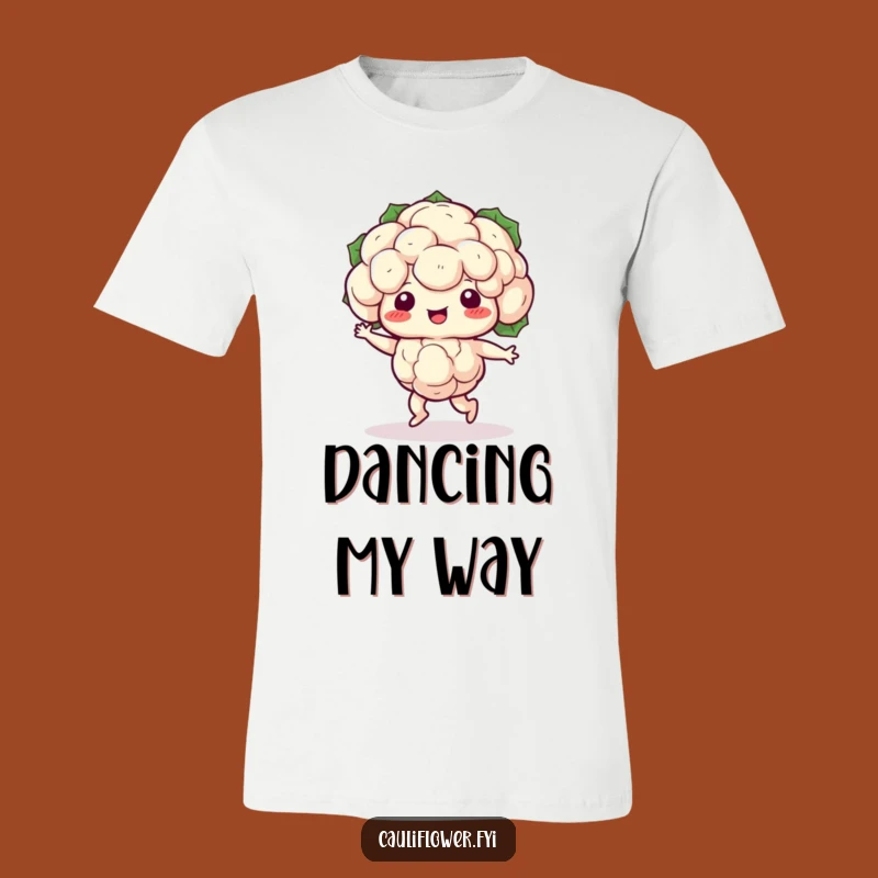 Funny Kawaii Cauliflower Shuffle Dance T-Shirt - Wear Your Humor