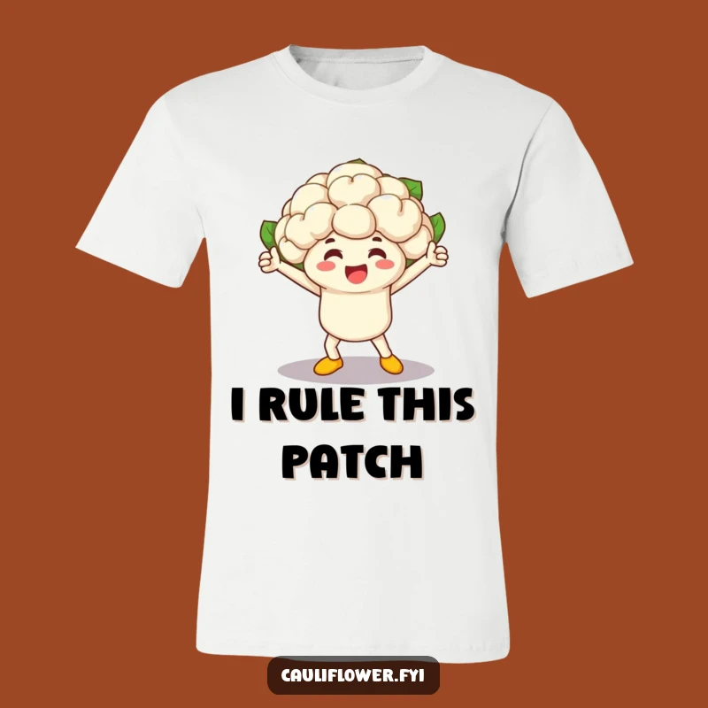 Funny Cauliflower Champion T-Shirt - Hilarious Vegetable Race Winner Tee