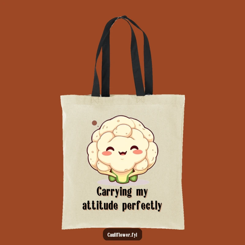 Funny Cauliflower Chat Bag: Carry Your Laughs with this Hilarious Veggie Tote
